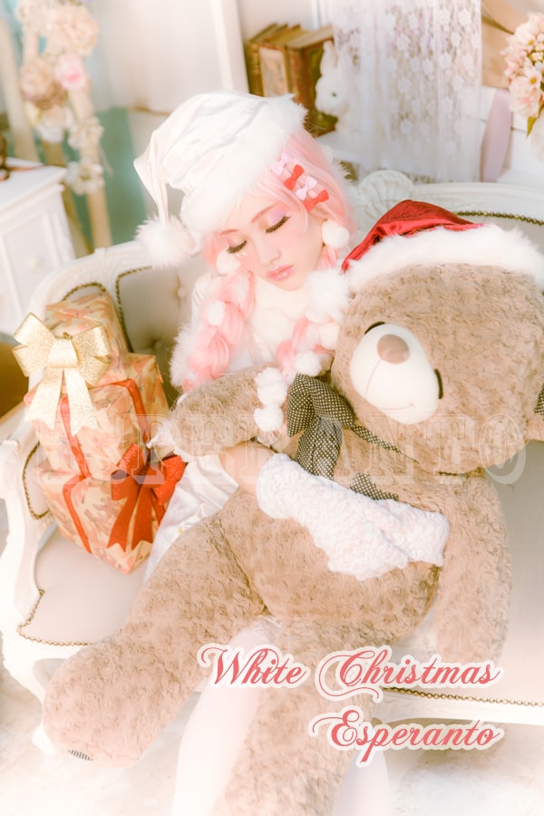 京都 変身写真 ドレス クリスマス サンタクロース 化粧 メイク ヘアメイク コスプレ