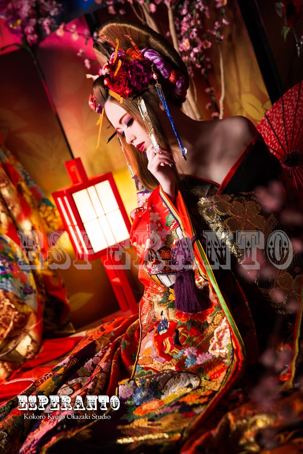 京都 花魁体験 写真 撮影 カメラ メイク ヘアメイク