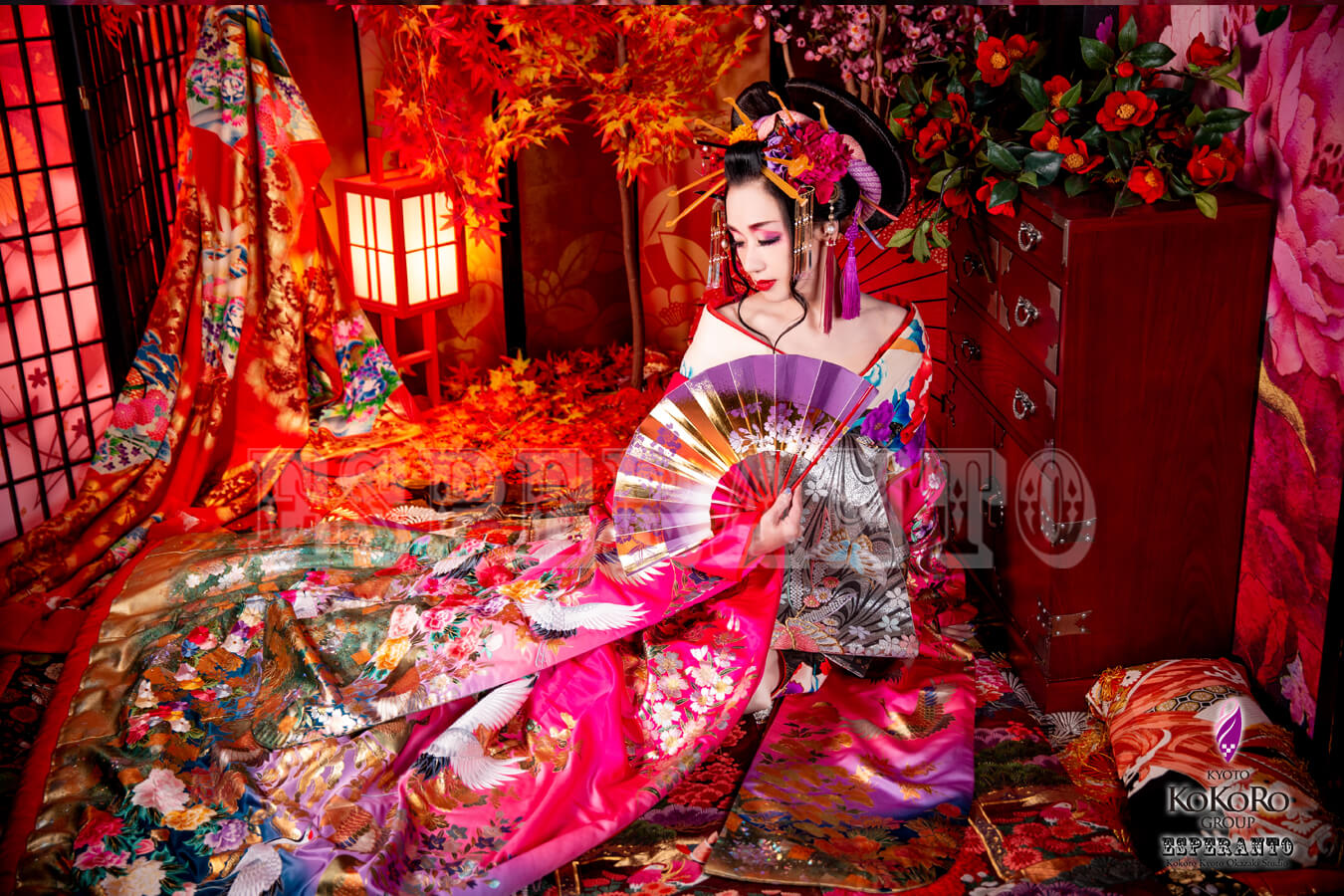 千紫万紅 花魁体験 エスペラント Kokoro京都岡崎スタジオ