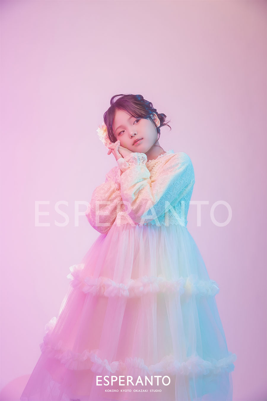 関西　子供　ドレス撮影