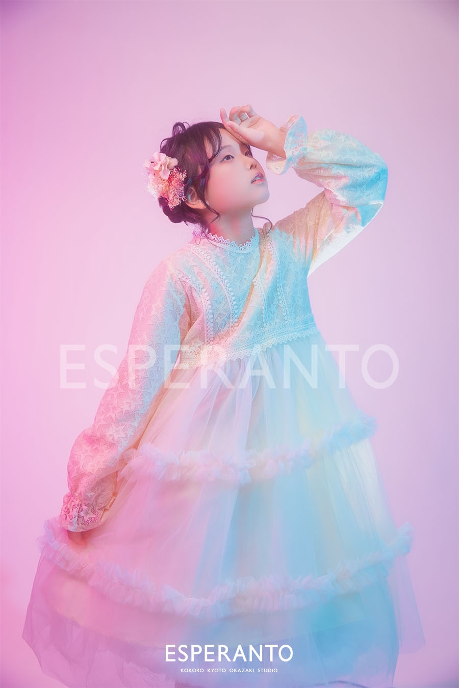 関西　子供　ドレス撮影