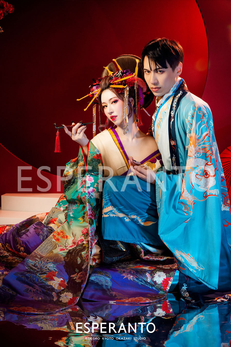 花魁体験カップル