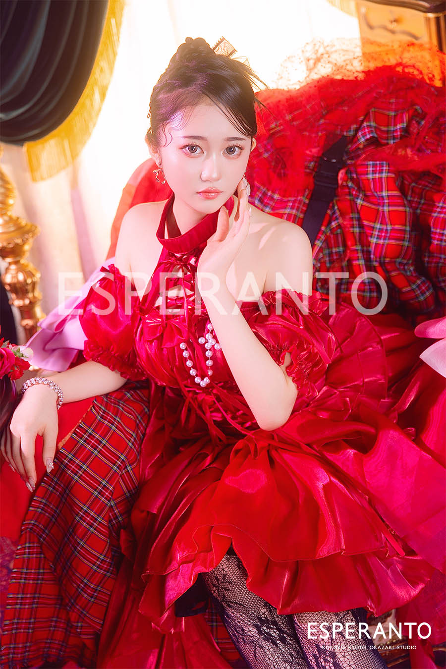 ドレス撮影　バレンタイン