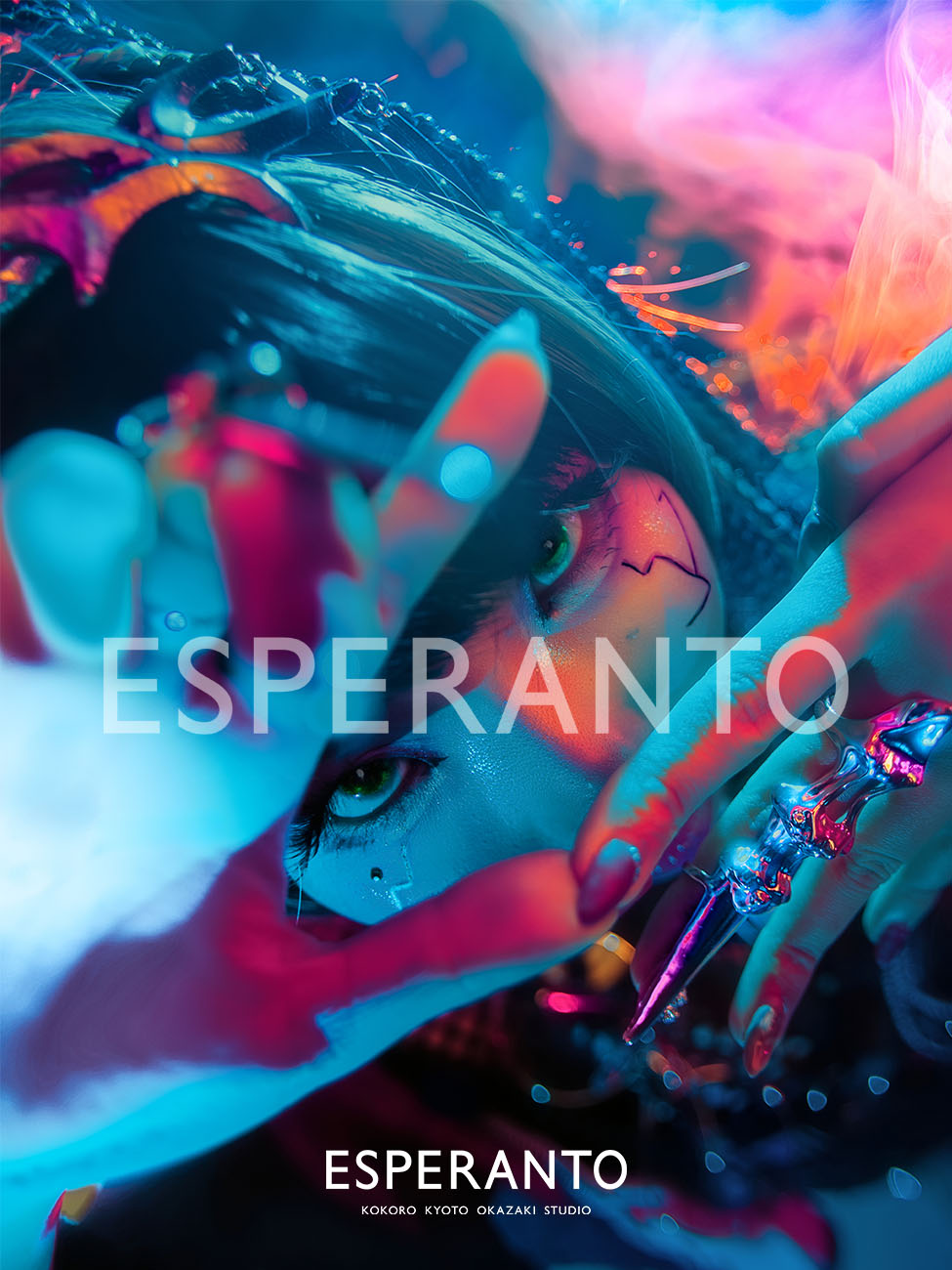 京都 サイバーパンク ニンジャ ポートレート 撮影